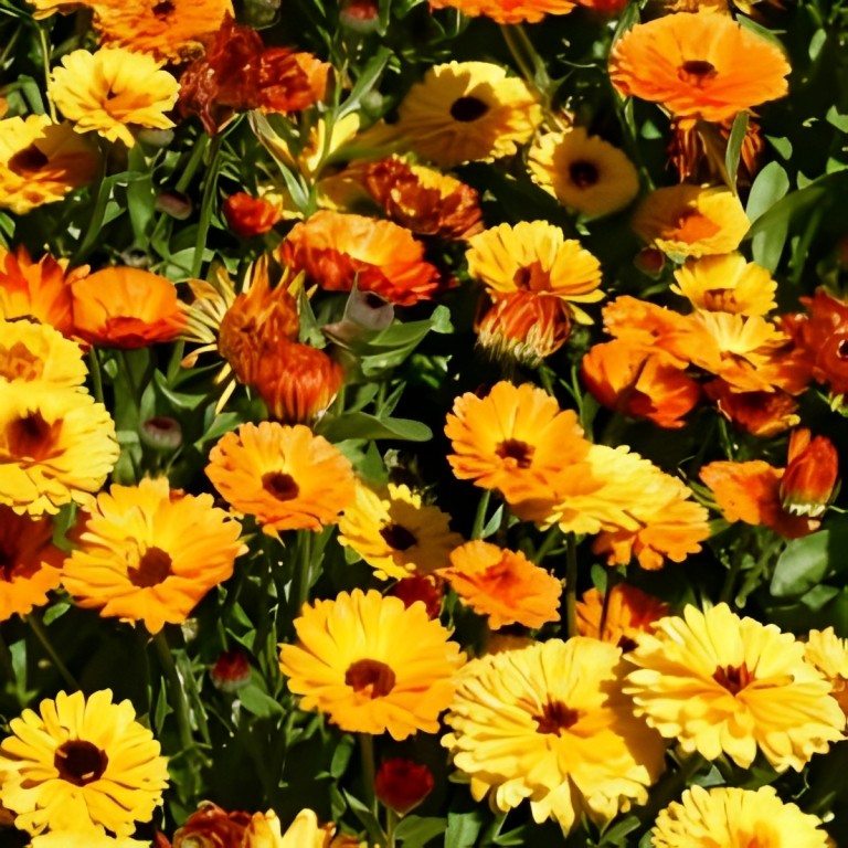 Calendula officinalis - 'Touch of Red Mix'