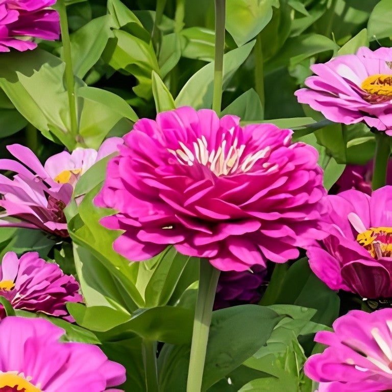 Zinnia elegans - 'Dahlia Dream'