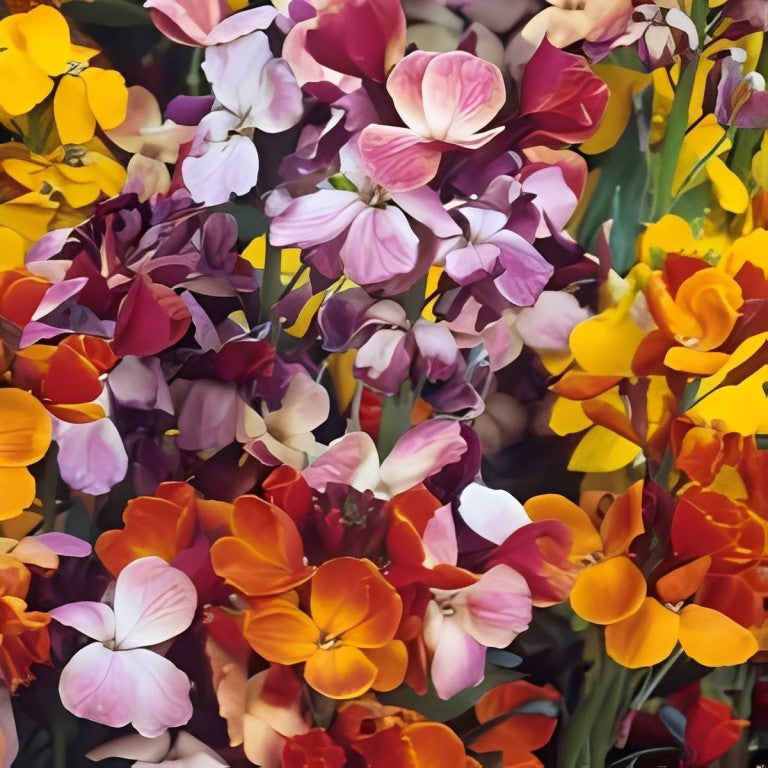 Cheiranthus cheiri (Muurbloem) - 'Fair Lady Pastel Shades'