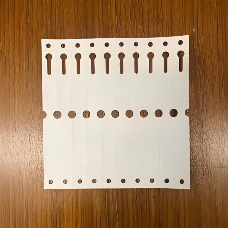 Sleufetiketten Klein Wit