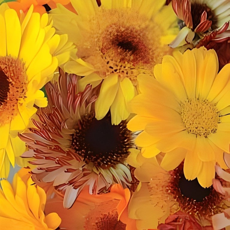 Calendula officinalis - 'Cut Flower Mix'