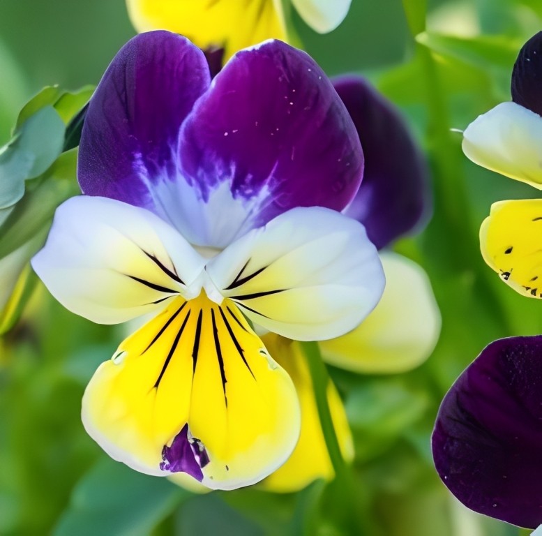 Driekleurig viooltje (Viola tricolor)