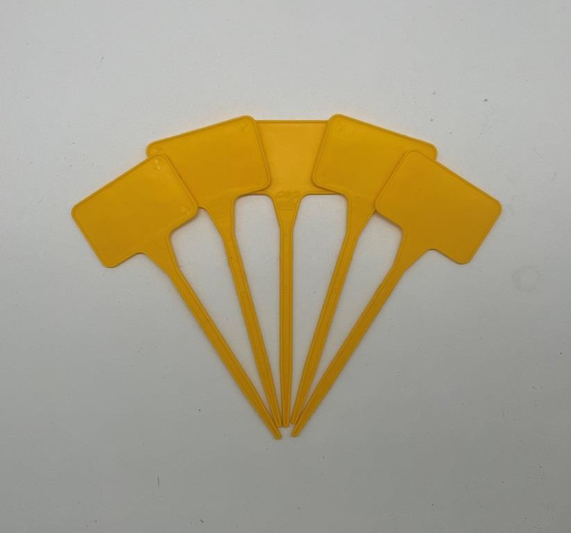 Plaatetiketten Geel Klein